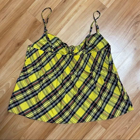 Preppy Plaid A-Line Tank 💛 - Picture 2 of 4